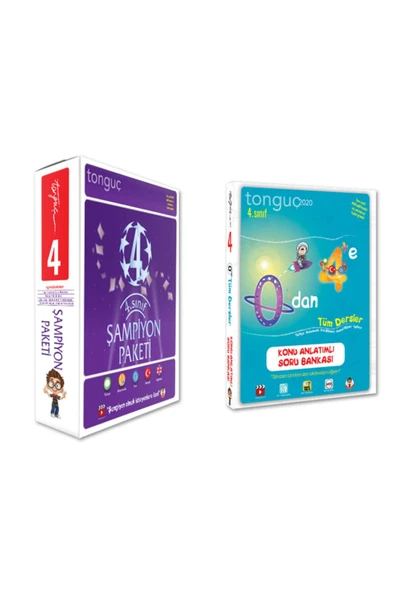 Tonguç Yayınları Tonguç 4. Sınıf Şampiyon Set 0 Dan 4 E Konu Anlatımlı Soru Bankası 2021 - 5 Kitap ürün görseli 1