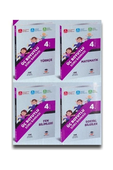 Zeka Küpü Yayınları Üç Boyutlu Soru Bankası 4. Sınıf ürün görseli 1