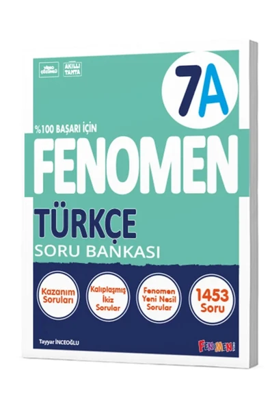 Fenomen Yayıncılık 2024-2025 Müfredat Yeni Nesil 7.Sınıf A Serisi Türkçe Soru Bankası ürün görseli 1