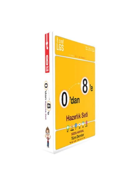 Tonguç Yayınları 8.sınıf 0 Dan 8 Hazırlık Seti ürün görseli 1
