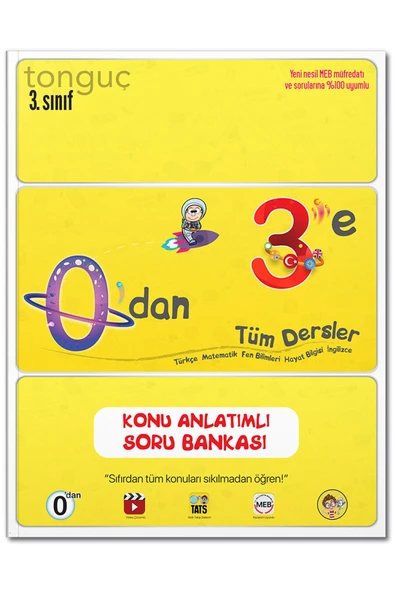 Tonguç Yayınları 0'dan 3'e Tüm Dersler Konu Anlatımlı Soru Bankası ürün görseli 1