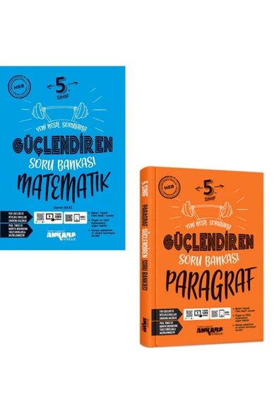 kitabın başkenti ankara yayıncılık Ankara 5. Sınıf Matematik + Paragraf Güçlendiren Soru Seti 2 Kitap 2023 ürün görseli 1