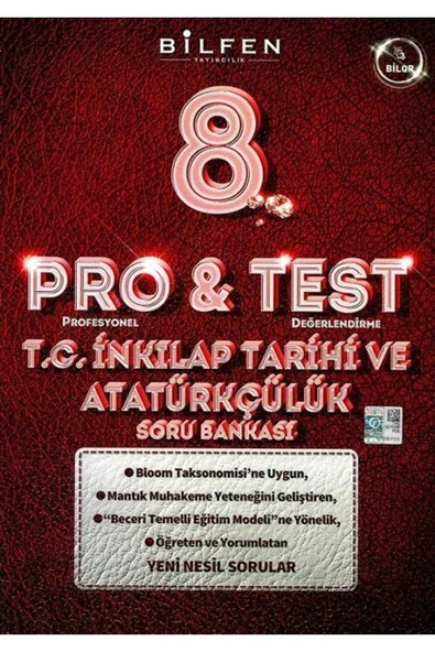Bilfen Yayınları Bilfen 8. Sınıf Tc Inkılap Tarihi Ve Atatürkçülük Protest Soru Bankası ürün görseli 1