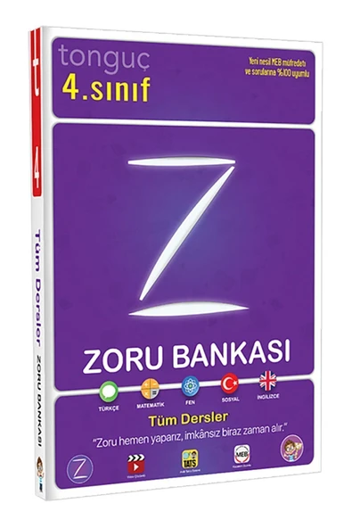 Tonguç Yayınları 4. Sınıf Tüm Dersler Zoru Bankası ürün görseli 1