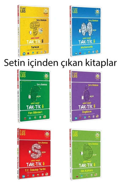 Tonguç Yayınları 8. Sınıf Taktikli Sayısal Ve Sözel Set Toplam 6 Kitap - Resim 2