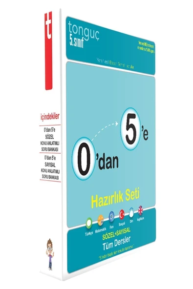 Tonguç Yayınları 0'dan 5'e Konu Anlatımlı Soru Bankası Seti ürün görseli 1