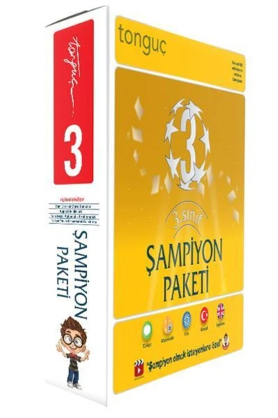 Tonguç Yayınları Tonguç 3. Sınıf Şampiyon Paketi 2023-2024 ürün görseli 1