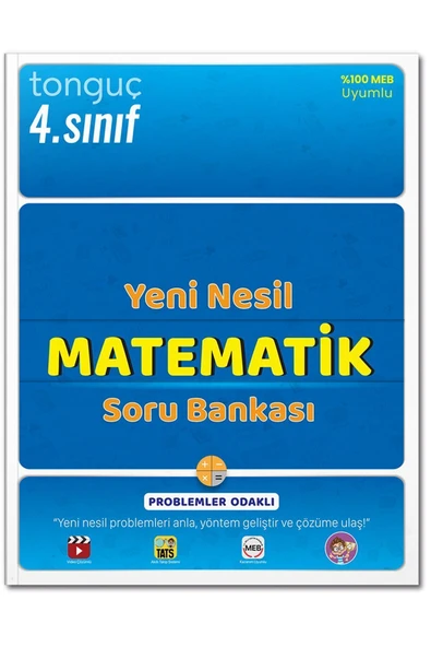 Tonguç Yayınları 4. Sınıf Yeni Nesil Matematik Soru Bankası ürün görseli 1
