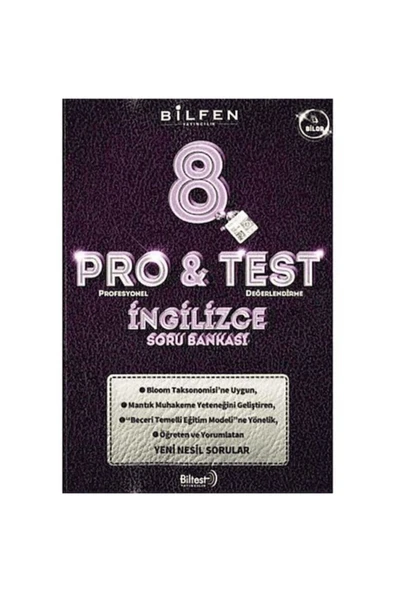 Bilfen Yayıncılık Bilfen Protest 8.sınıf Ingilizce Soru Bankası 2023-2024 Müfredat ürün görseli 1