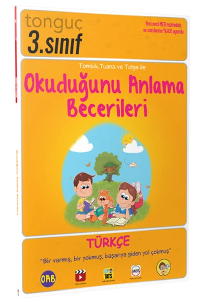Tonguç Yayınları Güncel 3. Sınıf Türkçe Okuduğunu Anlama Becerileri ürün görseli 1