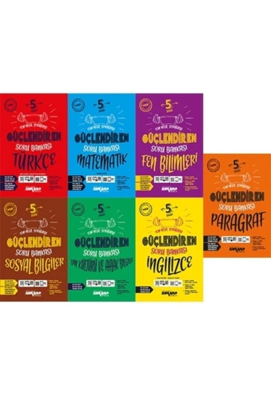 kitabın başkenti ankara yayıncılık 5.sınıf Yeni Nesil Güçlendiren Soru Bankası Seti 7'li ürün görseli 1