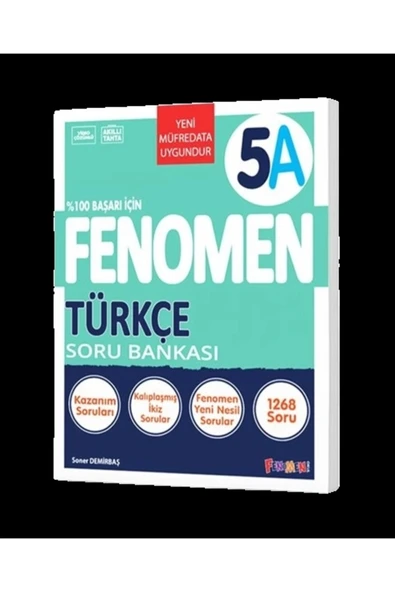 Fenomen Yayıncılık FENOMEN YAYINLARI 5 Türkçe A Soru Bankası ürün görseli 1