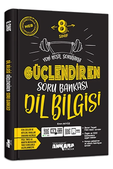 kitabın başkenti ankara yayıncılık Ankara Yayıncılık 8. Sınıf Dil Bilgisi Güçlendiren Soru Bankası ürün görseli 1