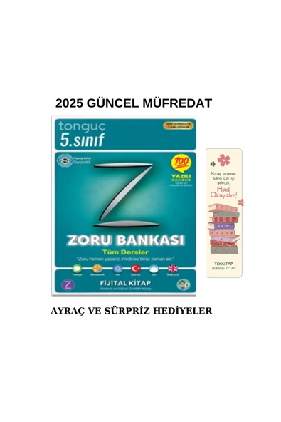 Tonguç Yayınları Tonguç 5. Sınıf Zoru Tüm Dersler Soru Bankası (Maarif Modeli )2025 ürün görseli 1