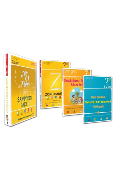 Tonguç Yayınları Tonguç 3. Sınıf Şampiyon Paketi Set 3 Kitap 2021 - 2022 ürün görseli 1