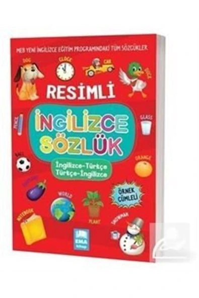 Ema Kitap Resimli Ingilizce Türkçe Türkçe Ingilizce Sözlük (ÖRNEK CÜMLELİ) ürün görseli 1