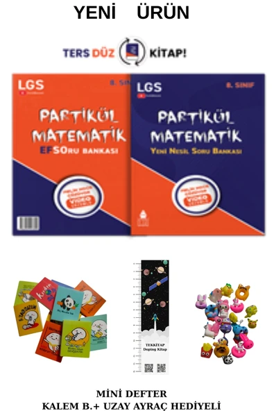 Tonguç Yayınları Tonguç 8. Sınıf Yeni Nesil Efso Matematik Soru BankasıUZAY AYRÇ +MİNİ D.+ KALEM B.) 2025 ürün görseli 1