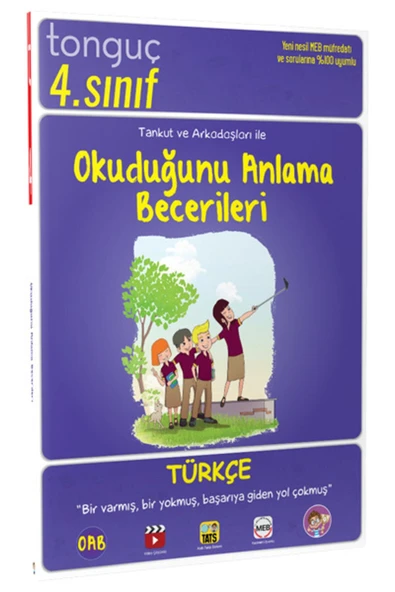 Tonguç Yayınları Güncel 4. Sınıf Türkçe Okuduğunu Anlama Becerileri ürün görseli 1