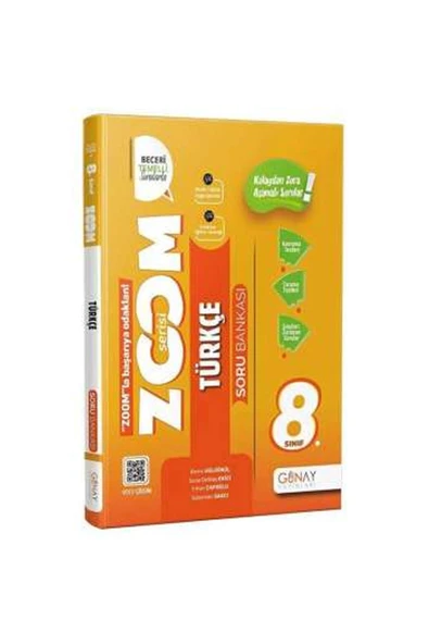 Günay Yayınları 8. Sınıf Lgs Türkçe Zoom Soru Bankası 2025- 2026 - Resim 2
