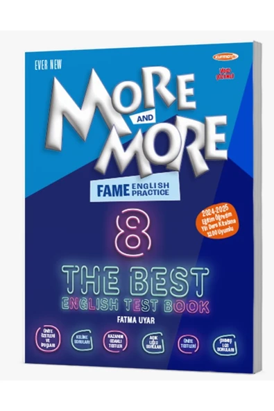 Kurmay More And More 8 Sınıf Fenomen Fame The Best Test Book Lgs Fatma Uyar ürün görseli 1