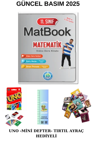 Tonguç Yayınları Matbook 11. Sınıf Matbook Video Ders Kitabı (UNO - MİNİ DEFTER-- TIRTIL AYRAÇ HEDİYELİ) ürün görseli 1