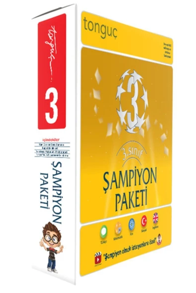 Tonguç Yayınları 3. Sınıf Şampiyon Paketi 2021 (ÜRÜN BİLGİSİ) ürün görseli 1