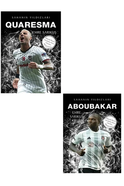 Parodi Yayınları QUARESMA - ABOUBAKAR Sahanın Yıldızları ( Büyük Poster Sticker Futbolcu Kartı HEDİYELİ ) 2 KİTAP ürün görseli 1