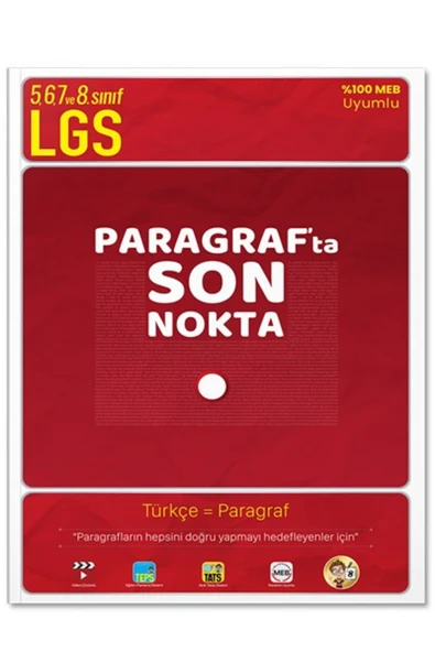 Tonguç Yayınları Paragrafta Son Nokta - 5,6,7. Sınıf ve LGS Soru Bankası - Tonguç Akademi