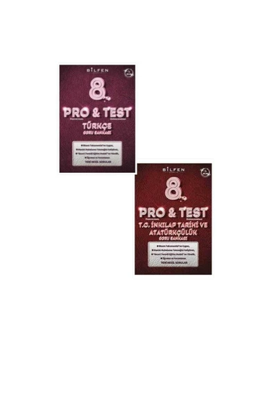 Bilfen Yayınları Bilfen 8.sınıf Türkçe -inkilap Tarihi Protest Soru Bankası -2024-2025 ürün görseli 1