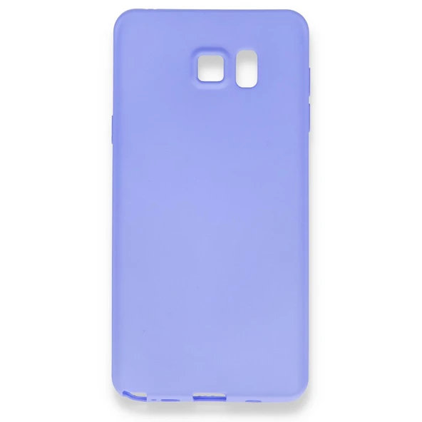 Samsung Galaxy Note 5 Kılıf Hopi Silikon Kapak Lila ürün görseli 1