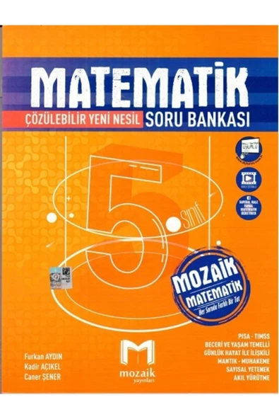 Mozaik Yayınları 5.Sınıf Matematik Soru Bankası ürün görseli 1