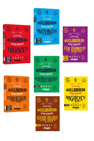 Irmak Yayınları 2025 yeni müfredat 5.sınıf ankara güçlendiren tüm dersler set ürün görseli 1