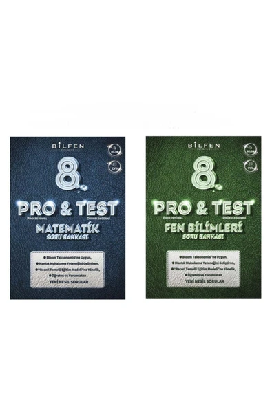Bilfen Yayıncılık Bilfen Bilimleri 8.sınıf Protest Matematik&fen Bilimleri Soru Bankası Seti ürün görseli 1