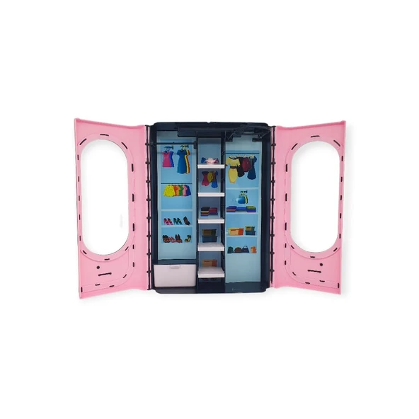 Anlily Stilim Sensin Elbise Dolabı - Açık Pembe - 3