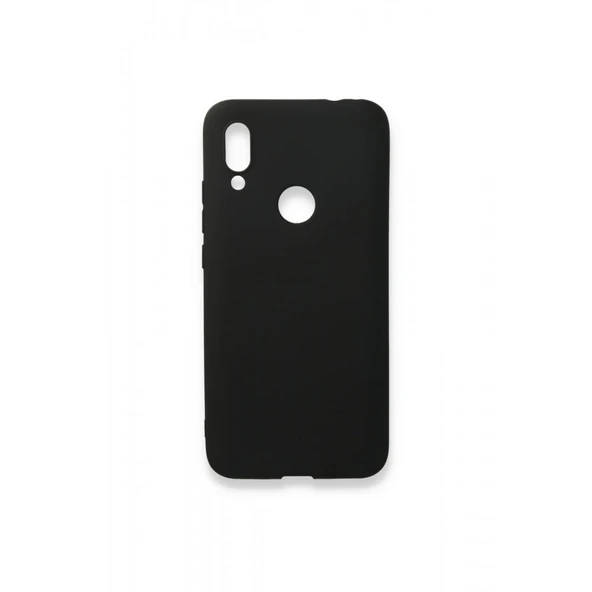 Xiaomi Redmi Note 7 Kılıf Hopi Silikon Kapak Siyah ürün görseli 1