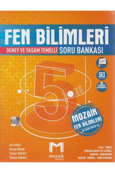 Mozaik Yayınları 5. Sınıf Fen Bilimleri Soru Bankası ürün görseli 1