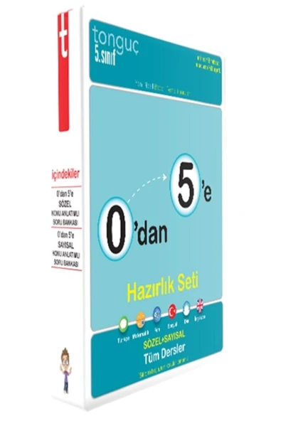 Tonguç Yayınları 5 Sınıf 0dan 5e Hazırlık Seti Sözel+sayısal Tüm Dersler ürün görseli 1
