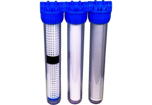 20" Daire Girişi  Ön Filtreleme Seti Yıkanabilir Filtre ürün görseli