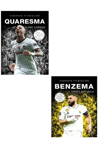 Parodi Yayınları QUARESMA - BENZEMA Sahanın Yıldızları ( BÜYÜK Poster Sticker Futbolcu Kartı HEDİYE ) 2 KİTAP ürün görseli 1