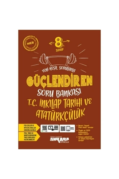 Ankara Yayınevi Ankara Güçlendiren 8. Sınıf Lgs Inkılap Tarihi Ve Atatürkçülük Soru Bankası ürün görseli 1
