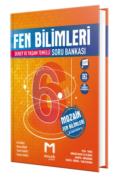 Mozaik Yayınları 6.SINIF MOZAİK S.B. FEN BİLİMLERİ - 2023-24 ürün görseli 1