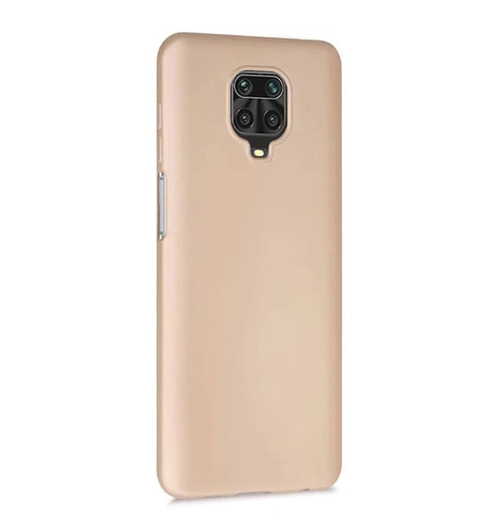 Xiaomi Redmi Note 9 Pro Kılıf Premier Silikon Kapak Gold ürün görseli 1