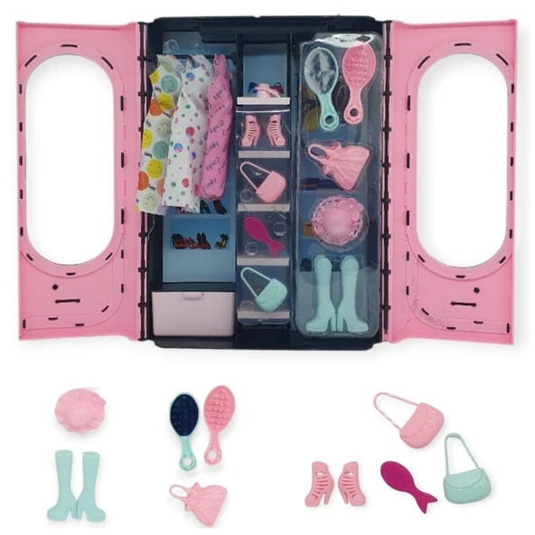 Anlily Stilim Sensin Elbise Dolabı - Açık Pembe