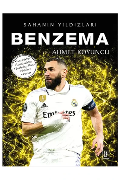 Parodi Yayınları QUARESMA - BENZEMA Sahanın Yıldızları ( BÜYÜK Poster Sticker Futbolcu Kartı HEDİYE ) 2 KİTAP - Resim 2