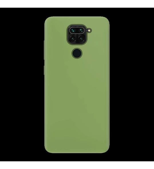 Xiaomi Redmi Note 9 Kılıf Hopi Silikon Kapak Yeşil ürün görseli 1