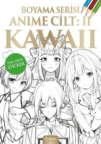 Anime Boyama Cilt II Kawaii ürün görseli