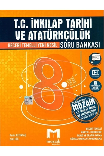 Mozaik Yayınları Mozaik 8.sınıf Inkılap Tarihi Soru Bankası ürün görseli 1