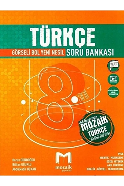 Mozaik Yayınları Mozaik 8. Sınıf Türkçe Soru Bankası / Harun Gündoğdu / Mozaik Yayınları / 9786056952722 ürün görseli 1