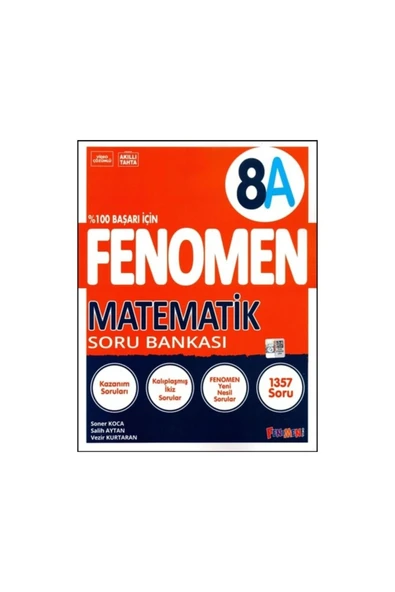 Fenomen Yayıncılık 8. Sınıf Lgs Matematik Soru Bankası (A) ürün görseli 1