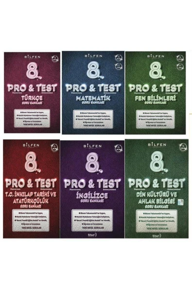 Bilfen Yayınları Bilfen 8.sınıf Lgs Protest 6'lı Full Paket Soru Bankası Seti - Resim 3